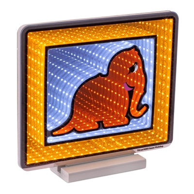 Sesame Street Snuffleupagus Frame Ekkolight 10”H Acrylic UL Plug