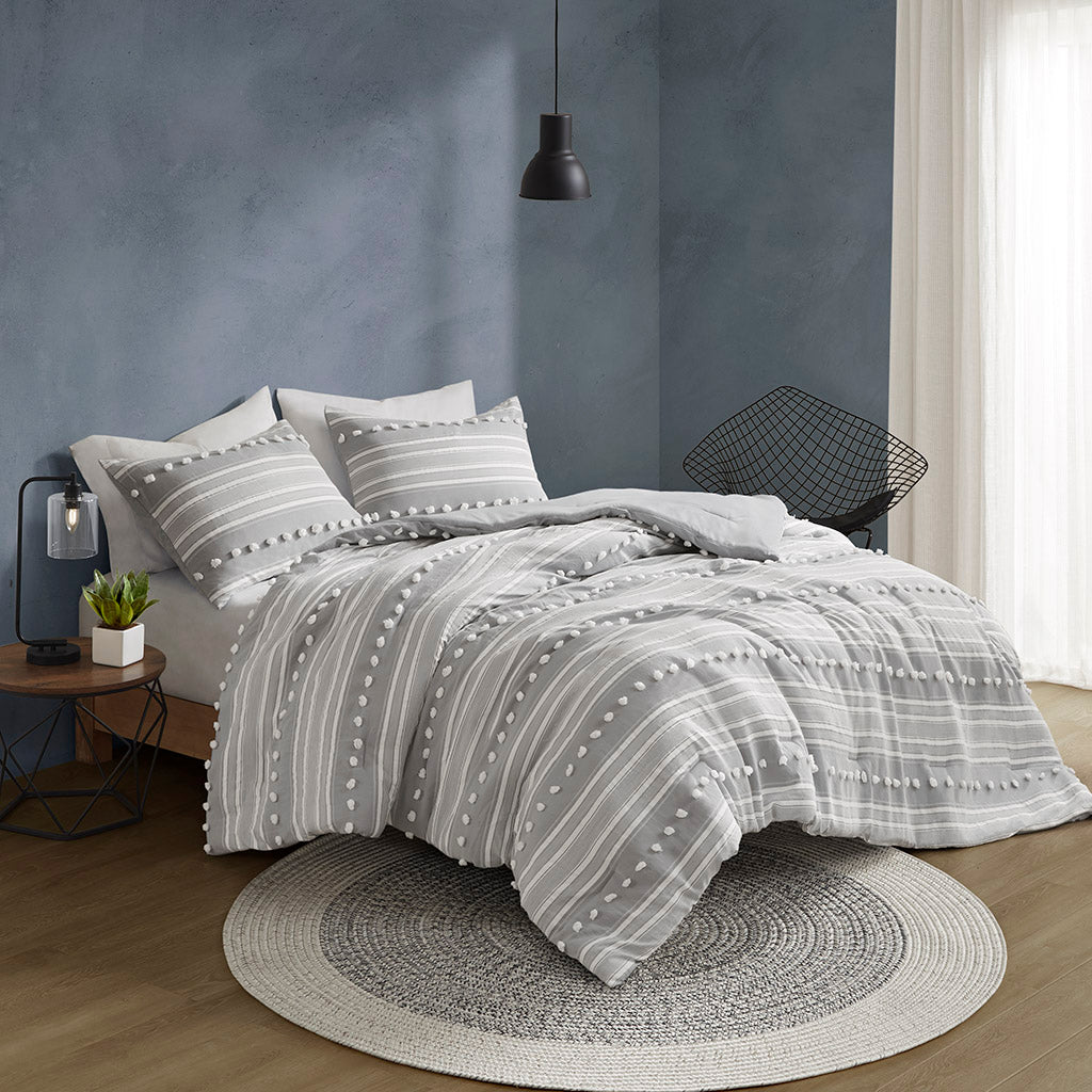 Rowan 3 Piece Knitted Jersey Duvet Cover Set