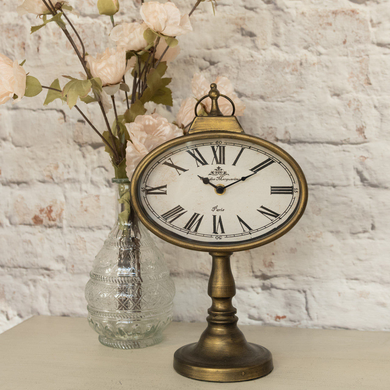 Tabletop Antique Gold Clock