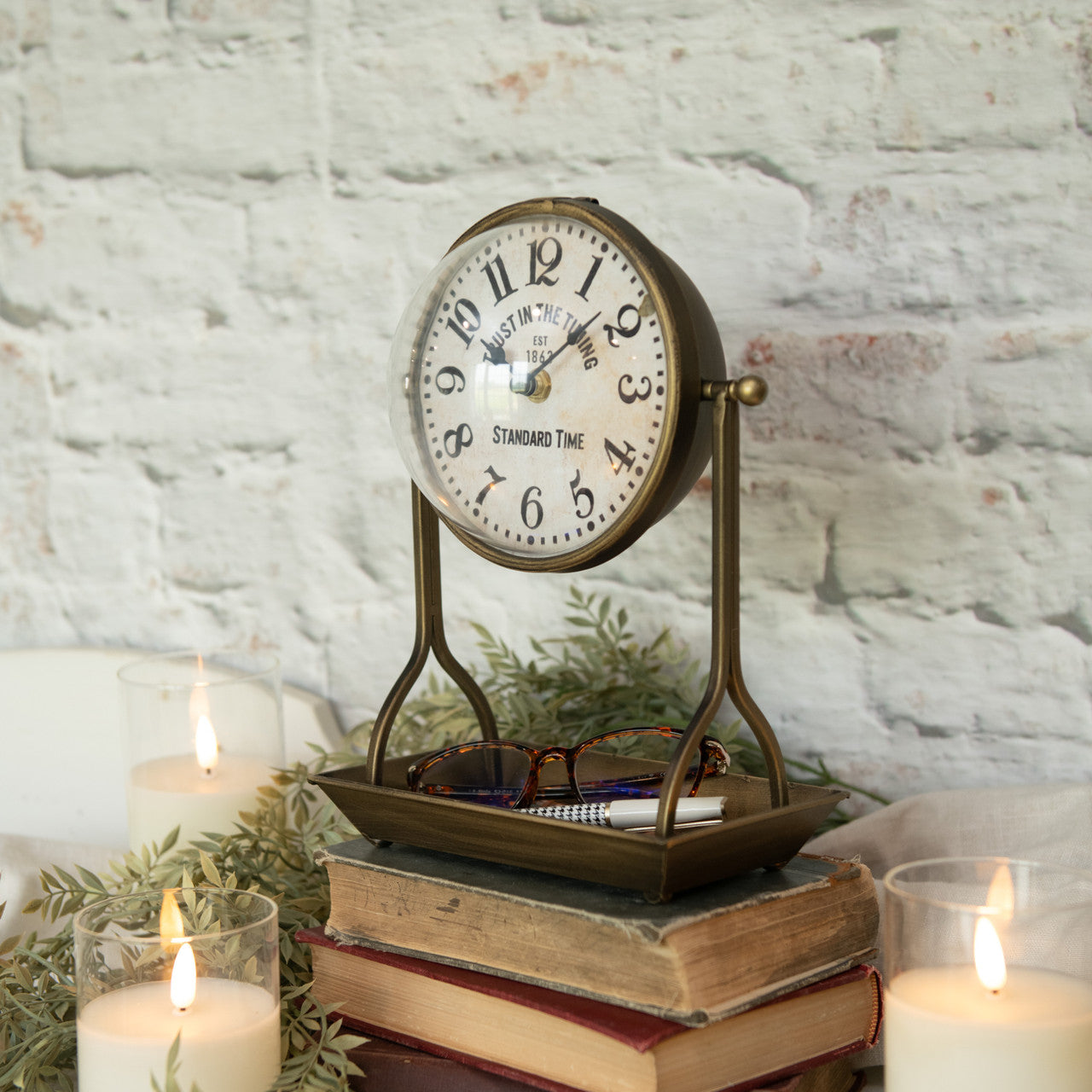 Bronze Tabletop Clock