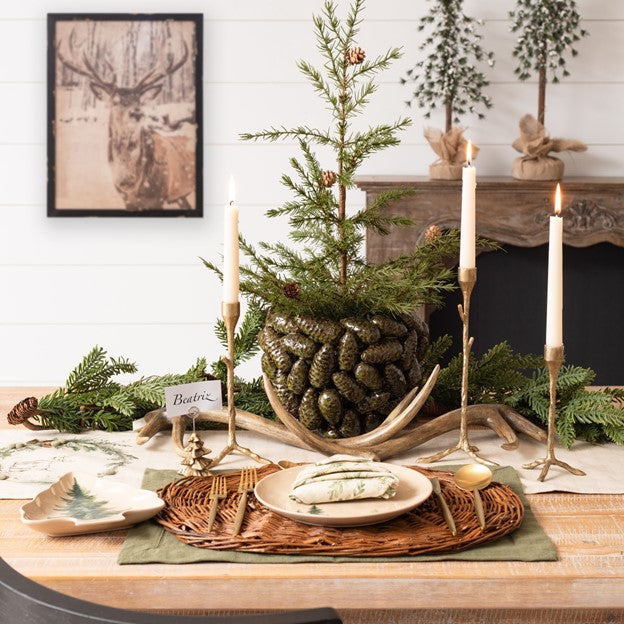 Small Flocked Ornament Balls (S/3)