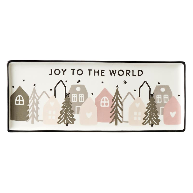 Joy To The World Christmas Platter
