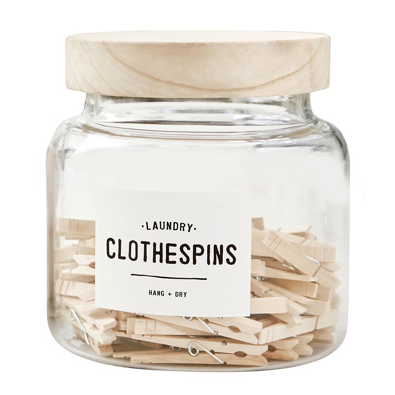 Glass Laundry Canister - 142oz