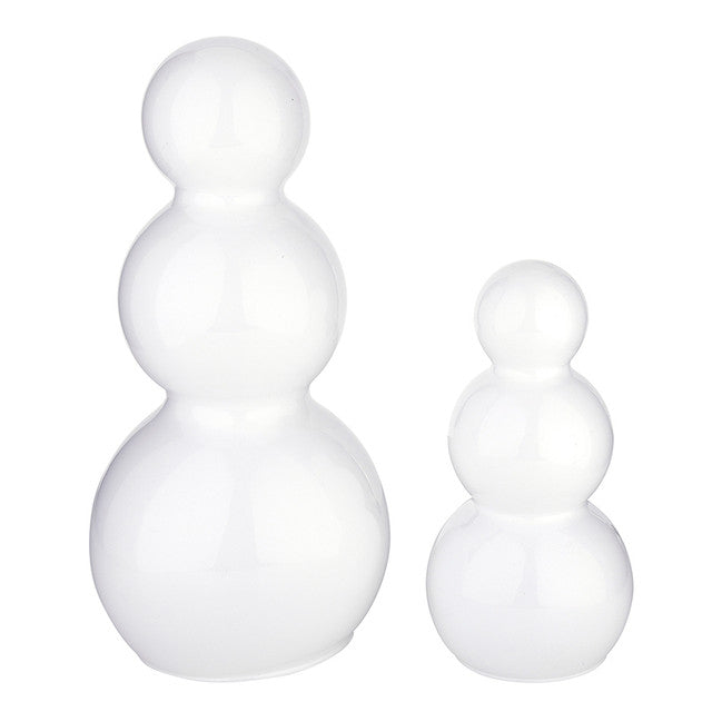 Glass Snowmen (S/2)
