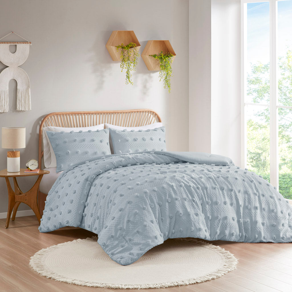 Lucy Clip Jacquard Comforter Set