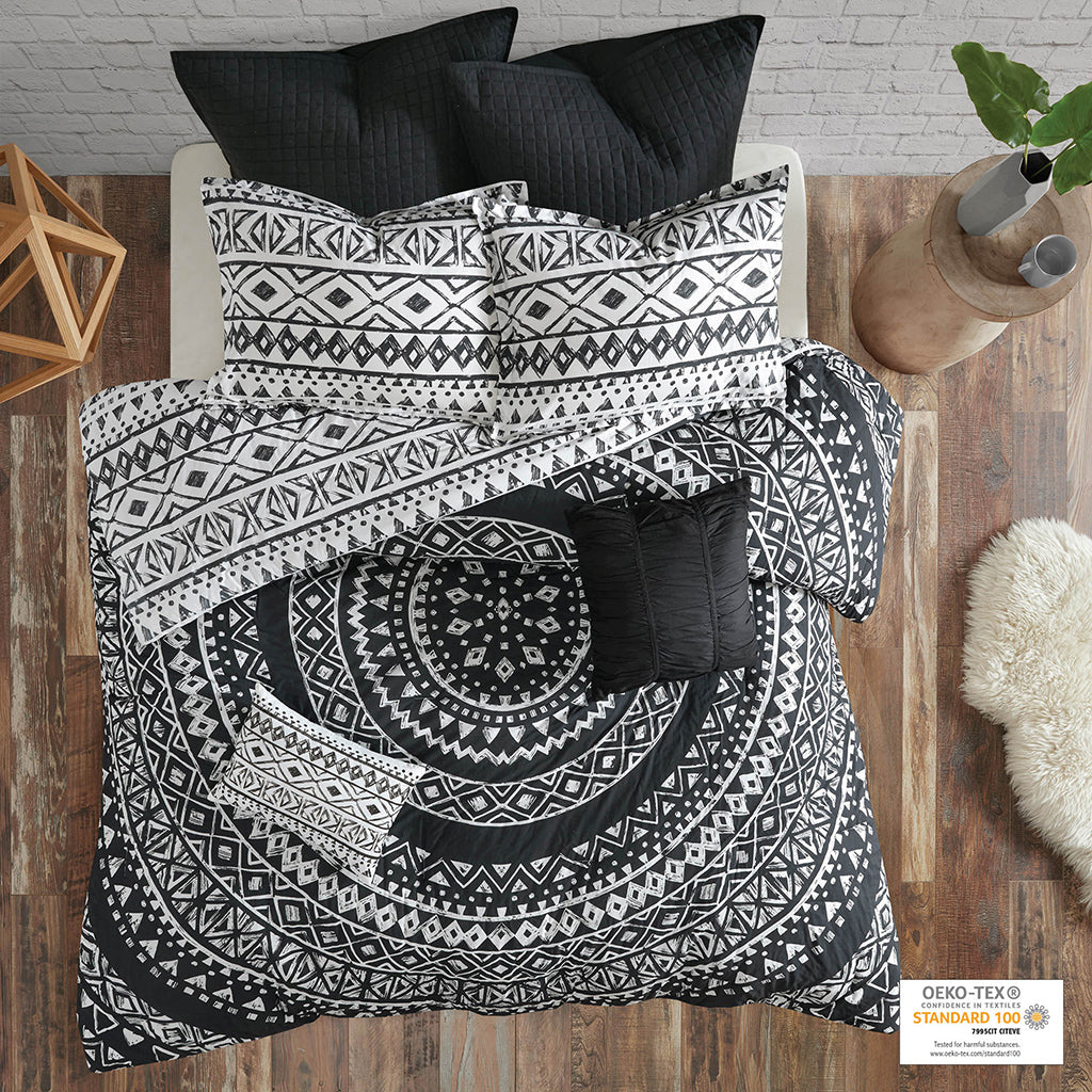 Larisa 3 Piece Cotton Chenille Comforter Set