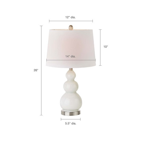 Covey Textured Resin Table Lamp