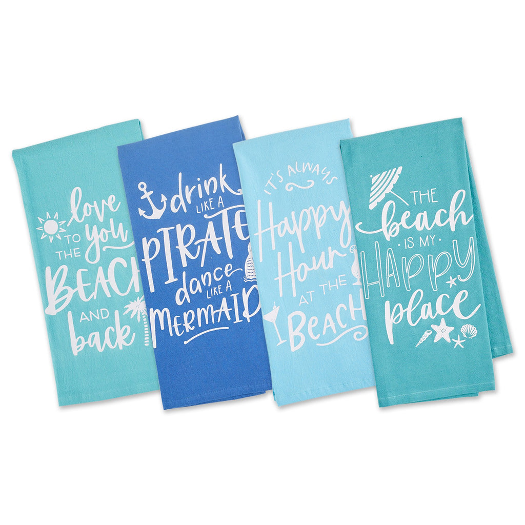 Beach Happy Place Dishtowel