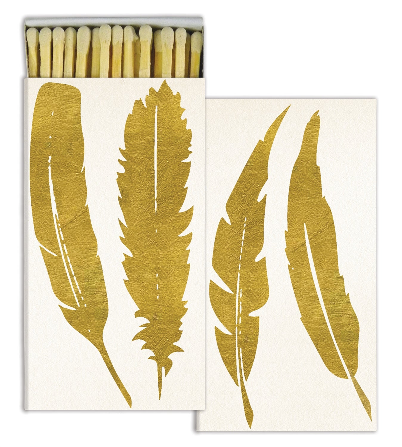 Matches - Feather - Gold Foil