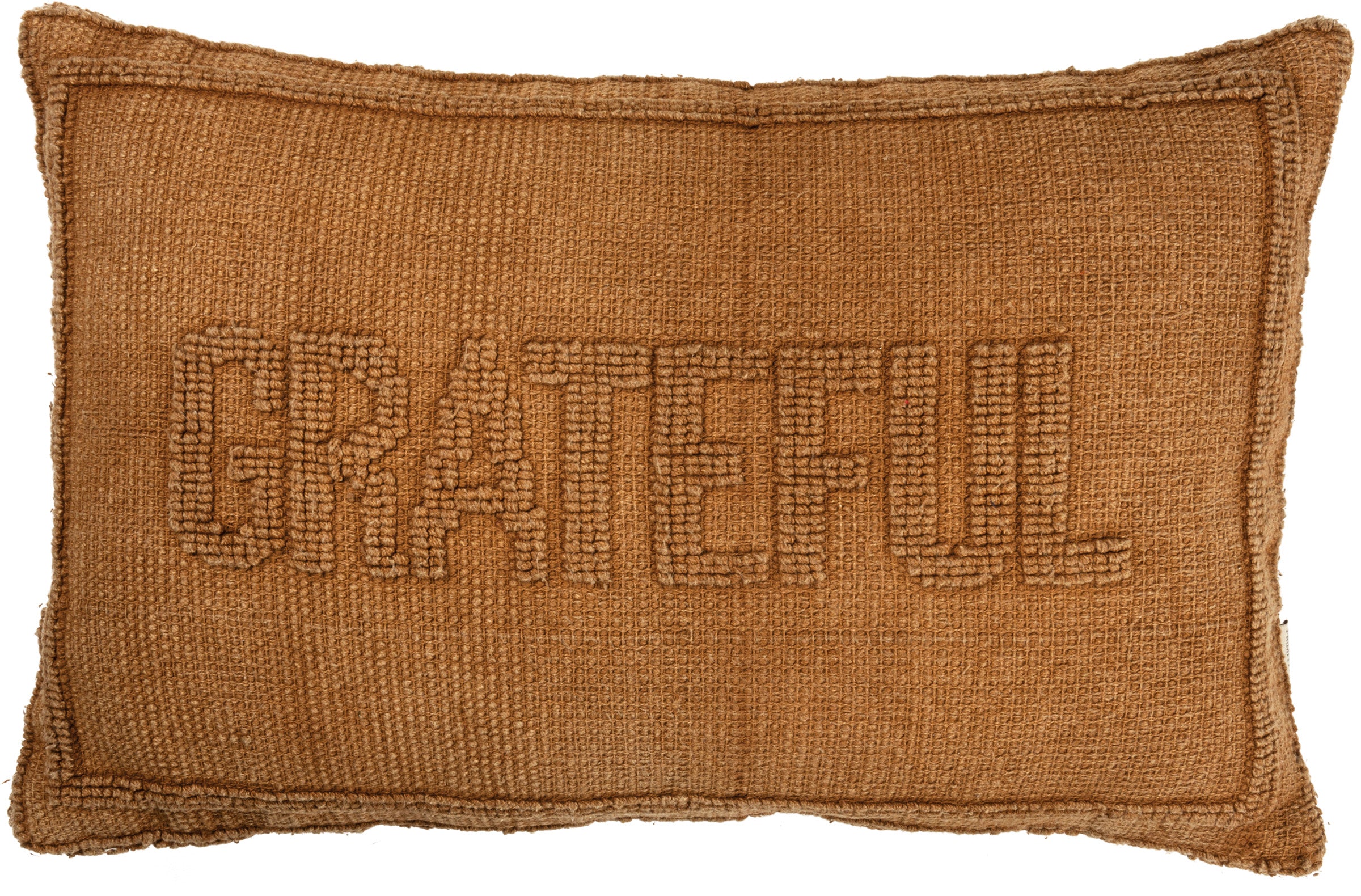 "Grateful" Knobby Pillow