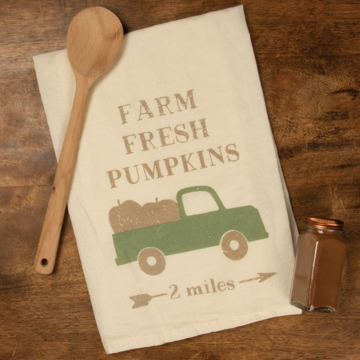 Farm Fresh Pumpkins Tea Towel