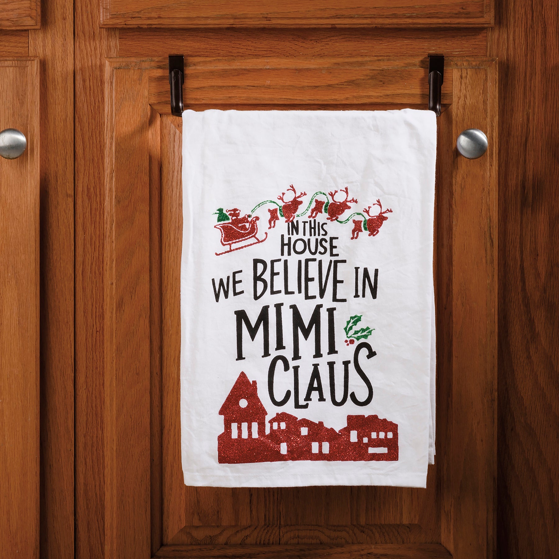 We Believe in Mimi Claus Towel