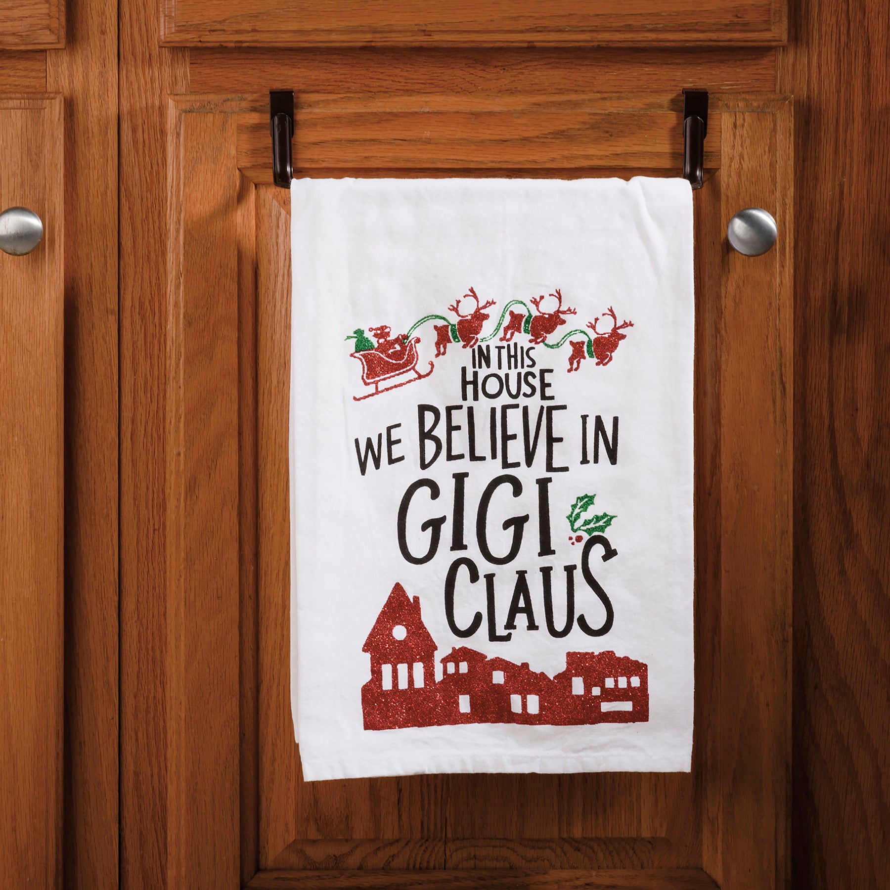 "We believe in Gigi Claus" Towel