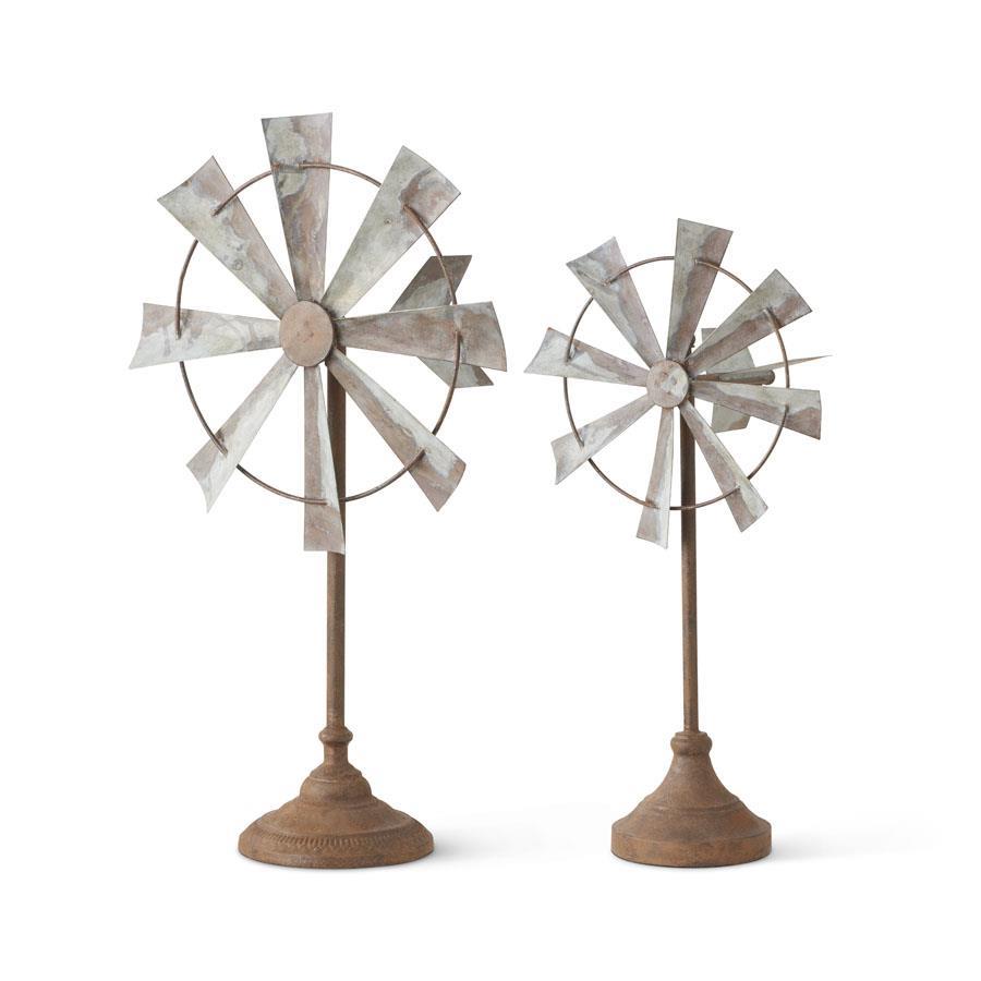 Decorative Windmills (S/2)