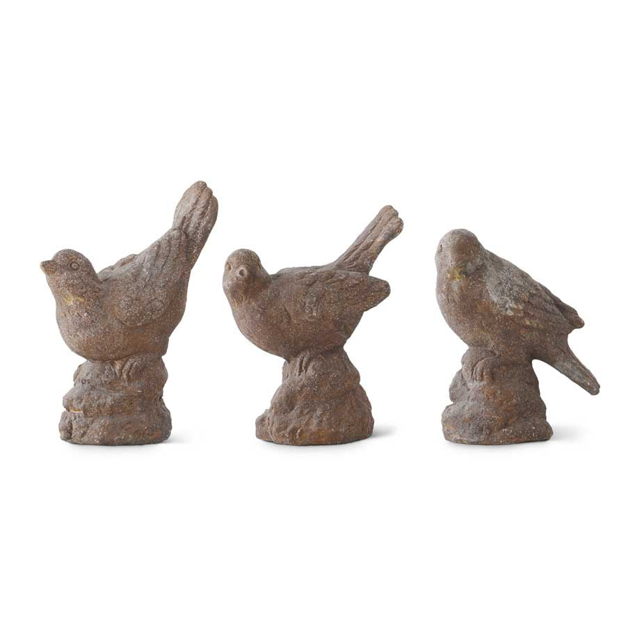Terracotta Bird Accents (S/3)