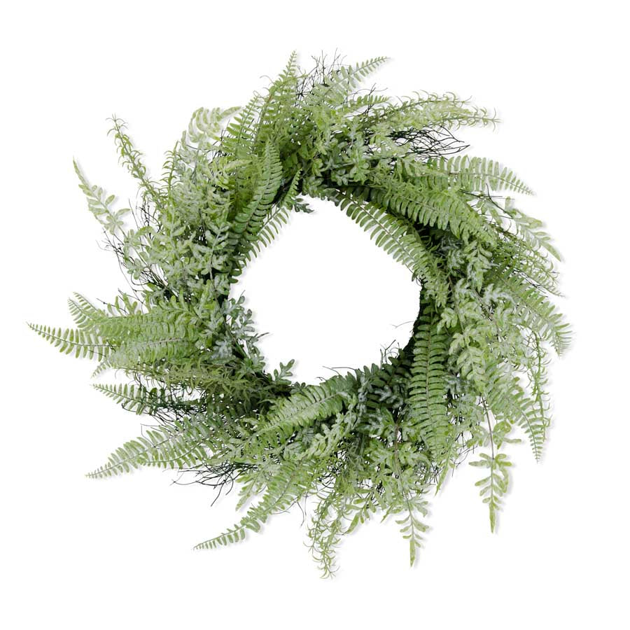 Real Touch Mixed Fern & Twig Wreath