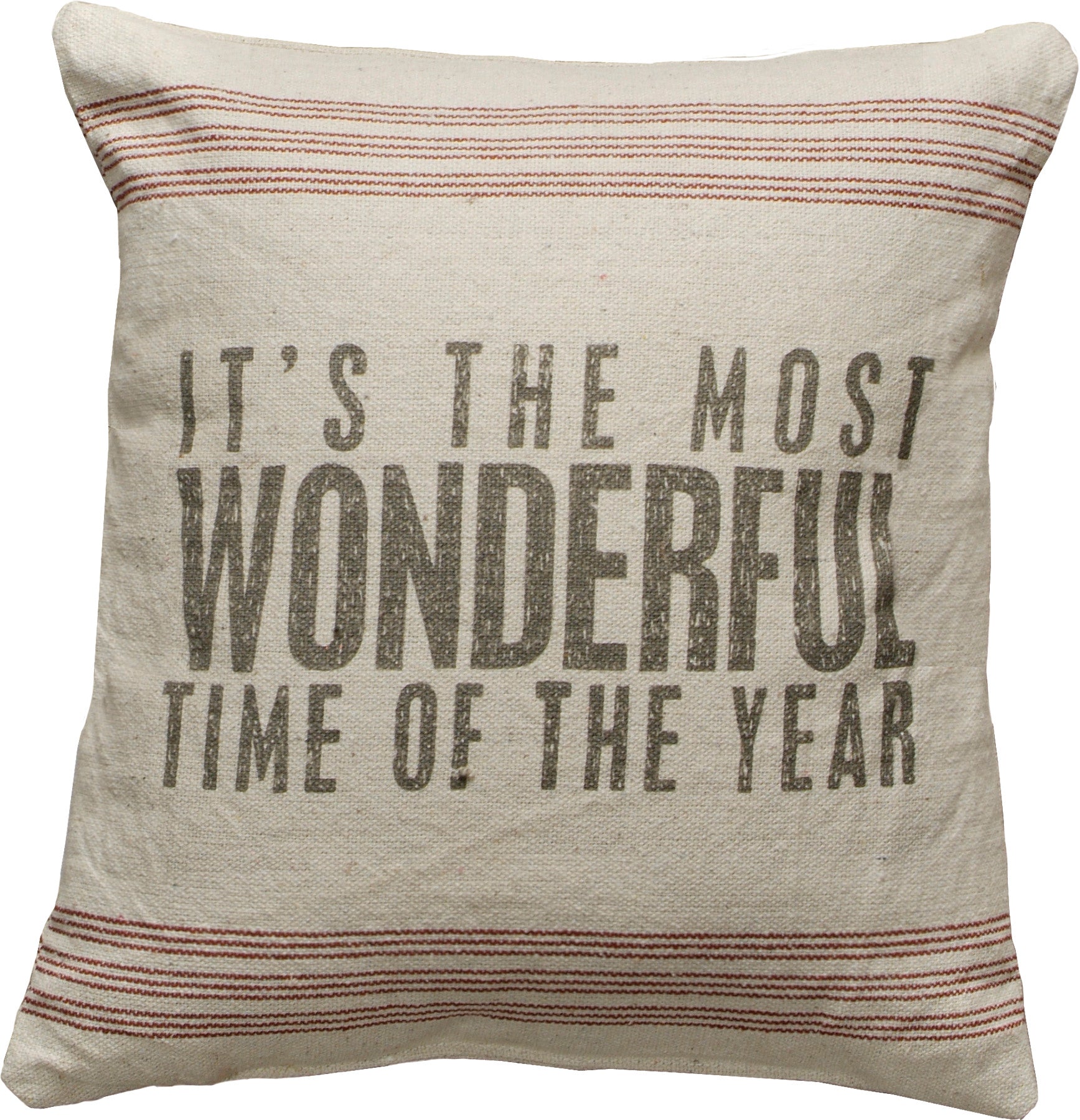 "Most Wonderful Time of The Year" Linen Pillow