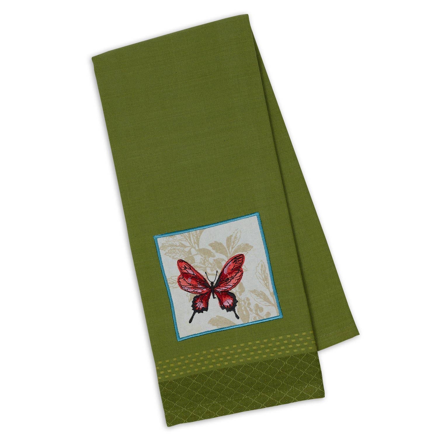 Butterfly Embellished Dishtowel