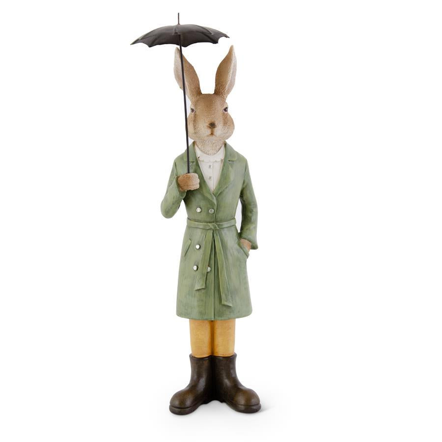 Dressed Bunny w/ Umbrella