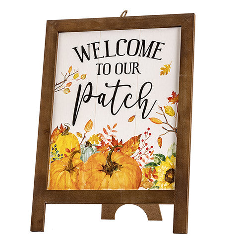 "Welcome Fall" Wooden Easel (5610099212445)