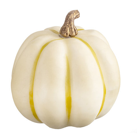 Neutral White Faux Pumpkin (5610098688157)