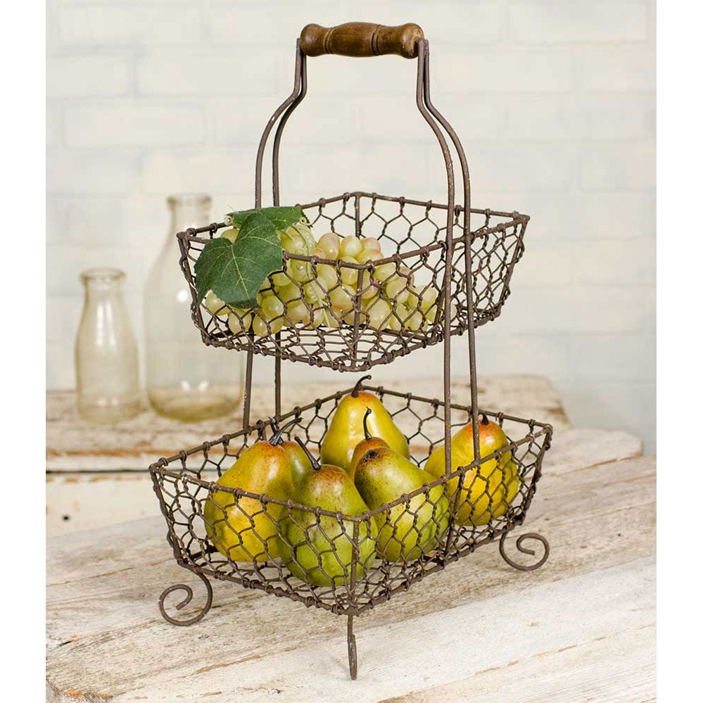 Grayson Square Tiered Basket