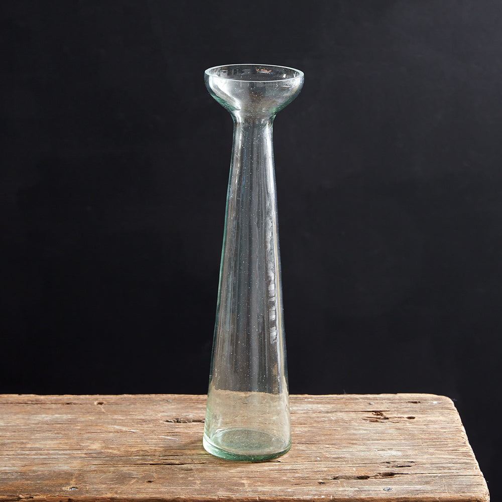 Recycled Glass Trumpet Vase (S/2)