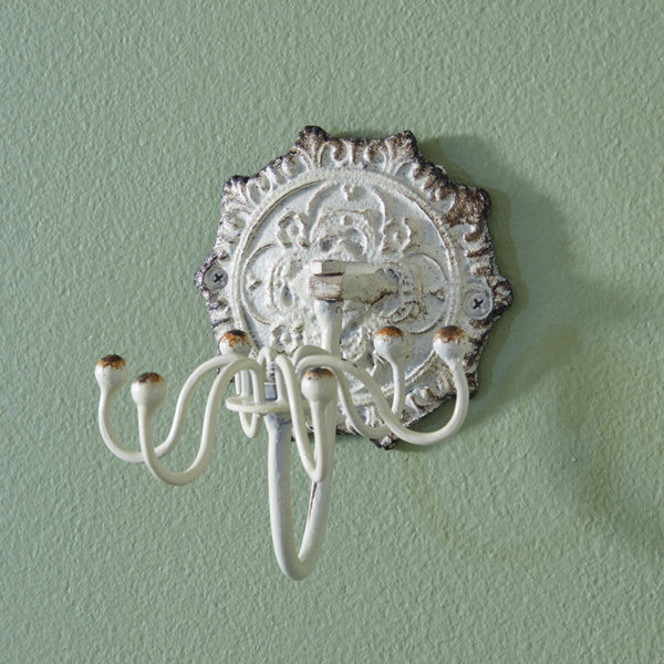 French Cottage Spinning Wall Hook (S/2)