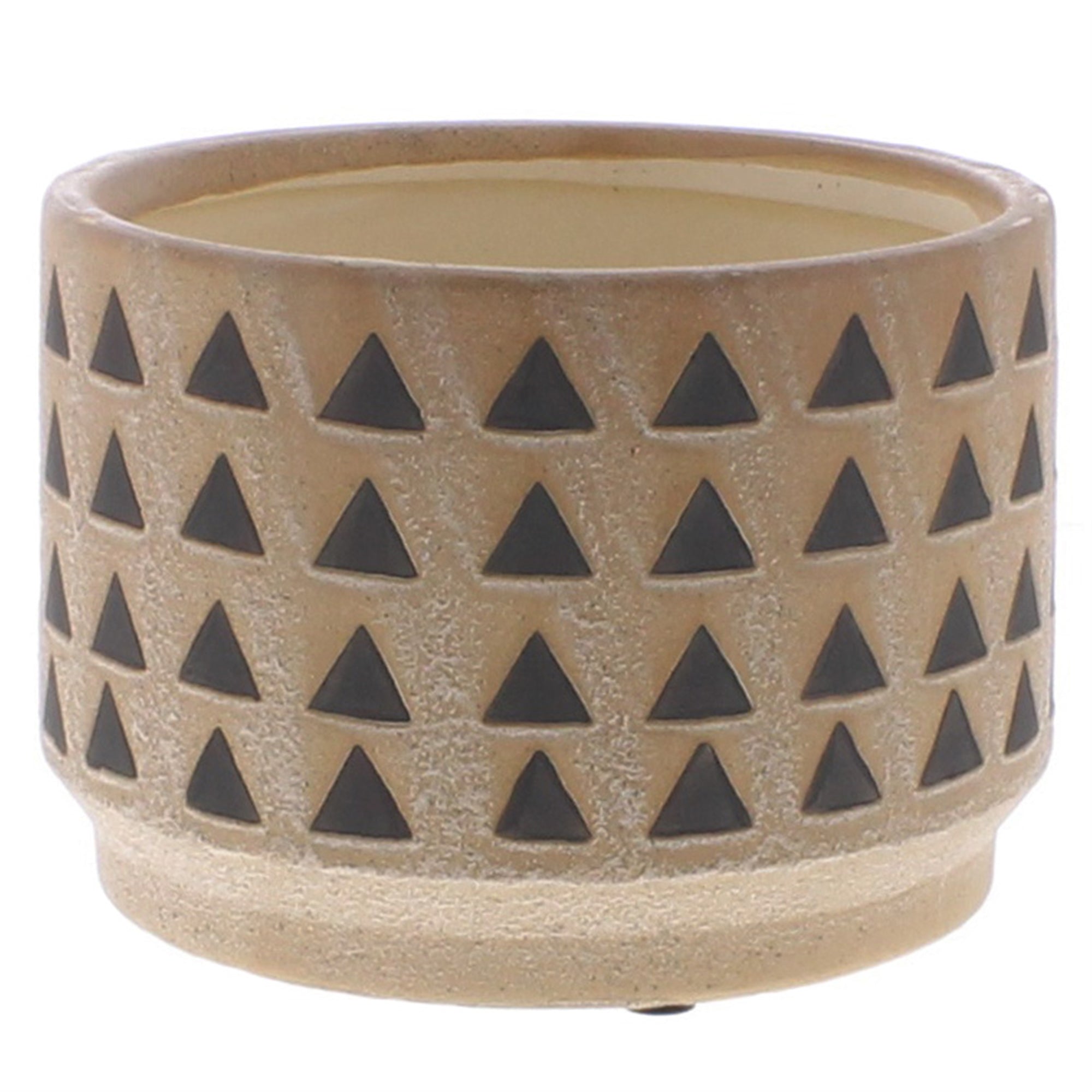 "Inca" Ceramic Cachepot