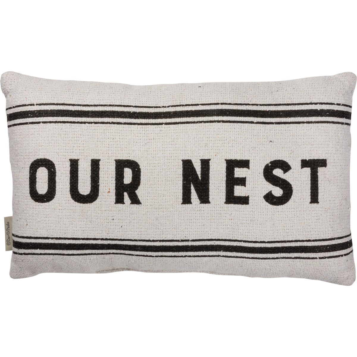 Reversible "Our Nest / Farmhouse" Pillow