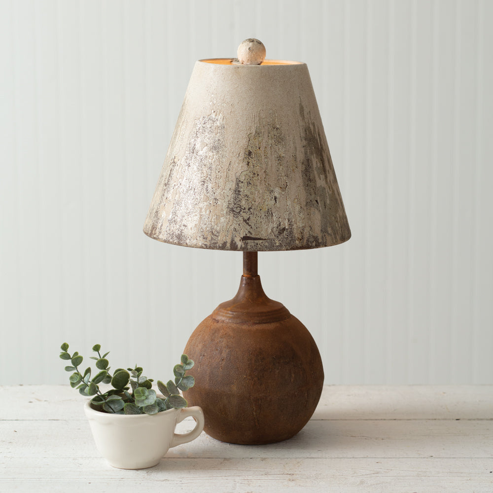 Antique Inspired Canon Ball Lamp