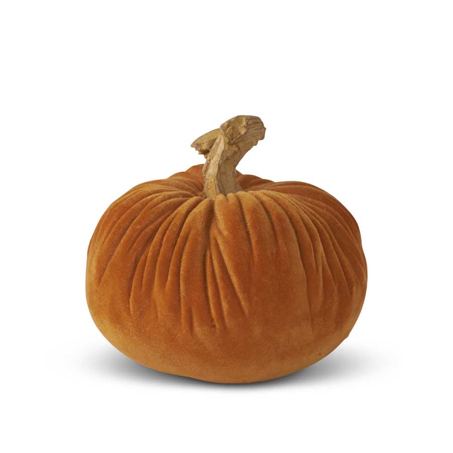 2.75 " Weighted Velvet Pumpkin (5610104094877)
