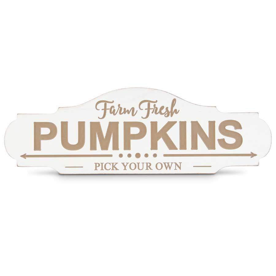 Farm Fresh Pumpkins Market Sign