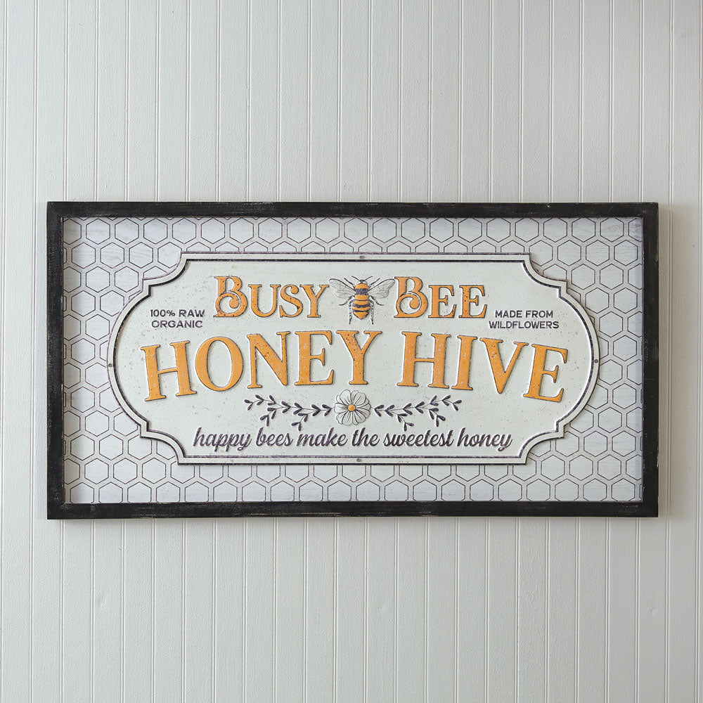 Busy Bee Honey Hive Wall Art