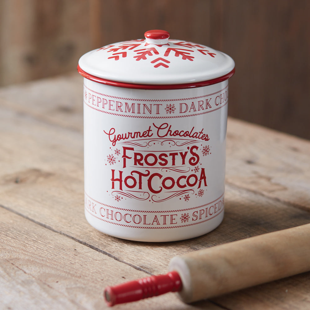 Oversized Frosty's Hot Cocoa Canister