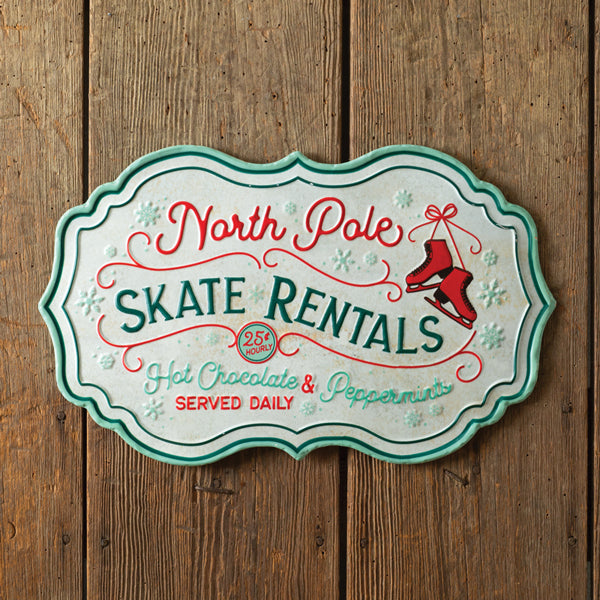North Pole Skate Rentals Wall Art