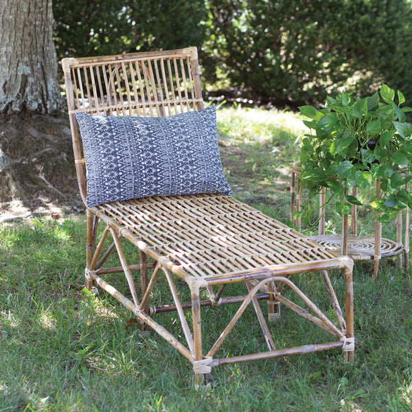 Rattan Chaise Lounge Chair