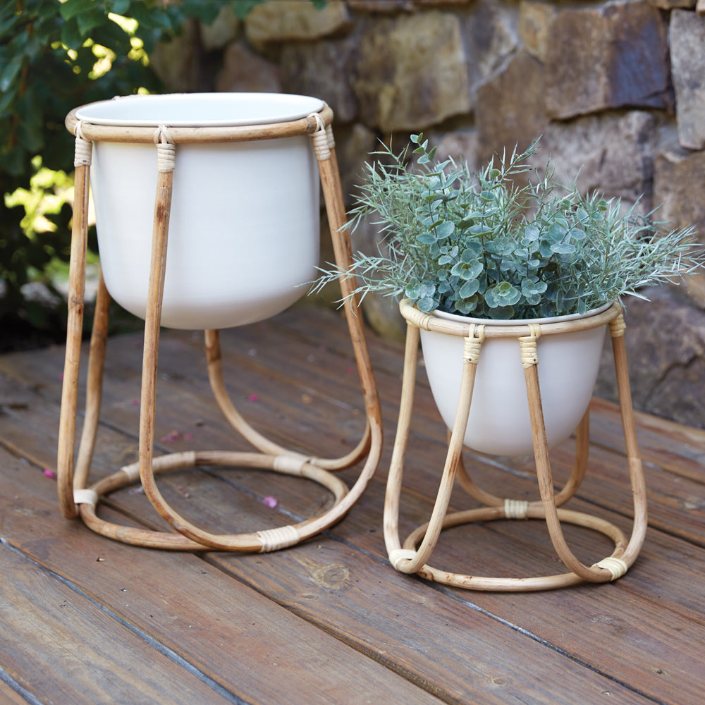 Rattan Plant Stands (S/2)