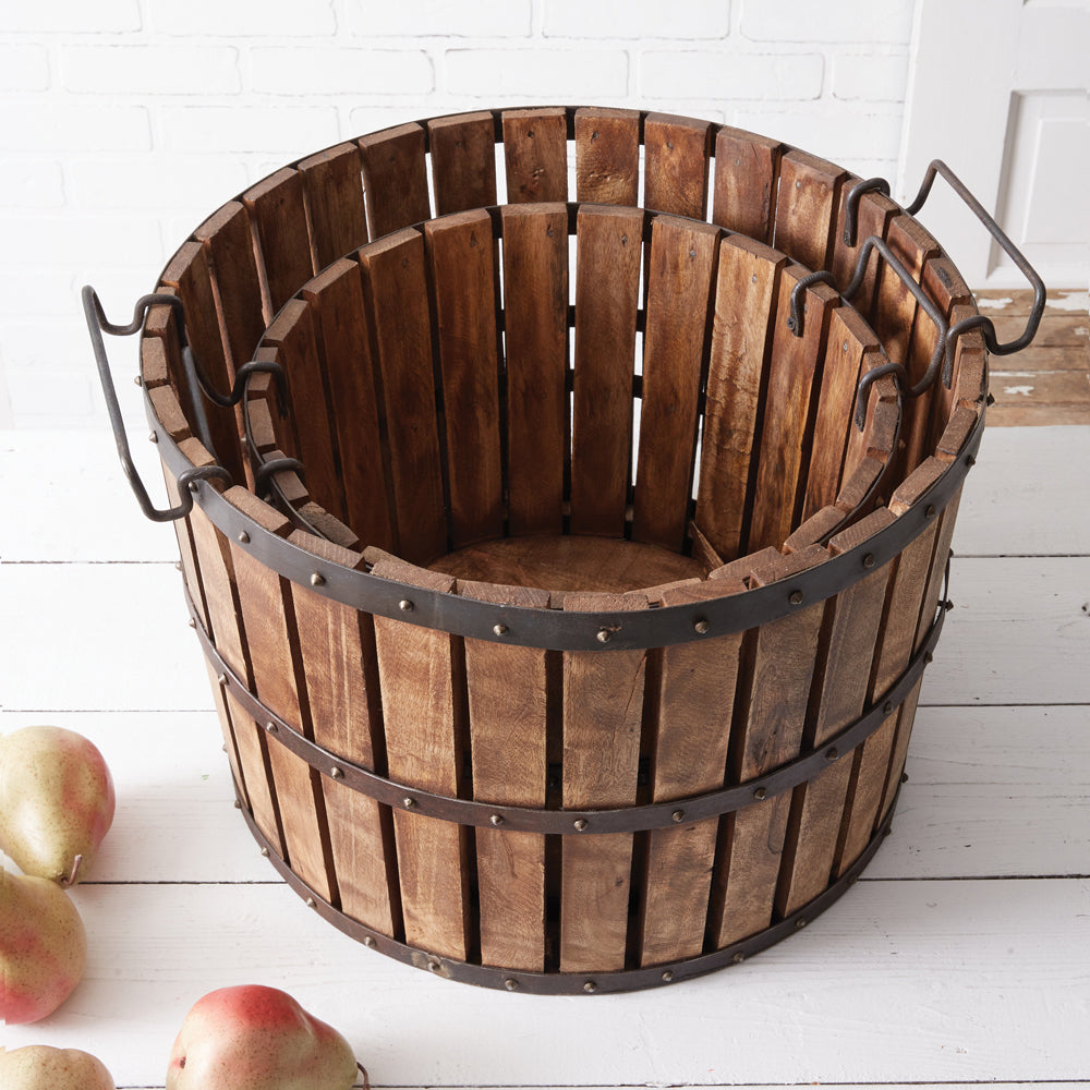 Cider Press Baskets (S/2)