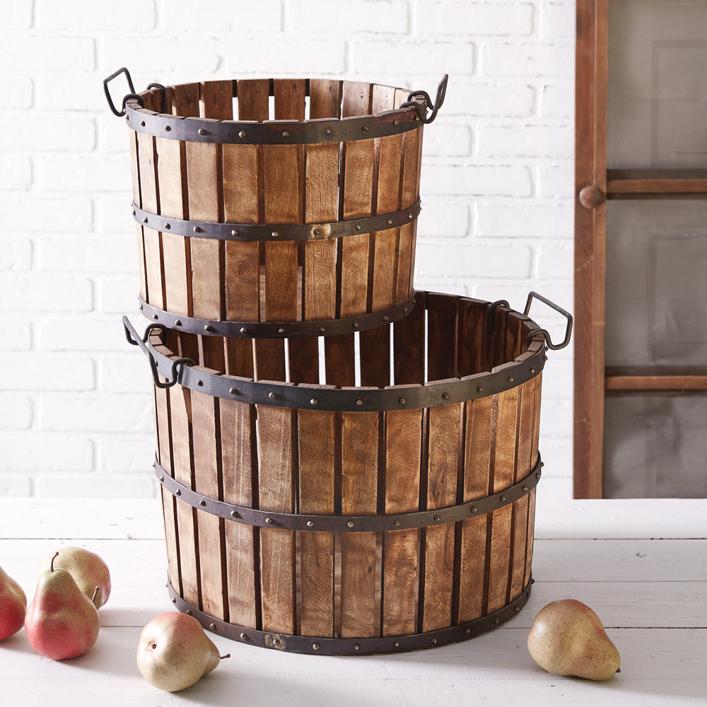 Cider Press Baskets (S/2)