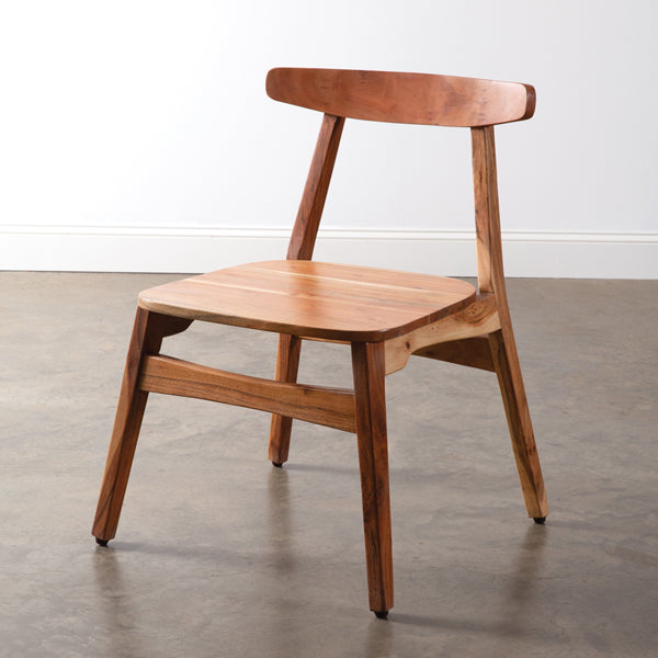 Low Back Wood Chair