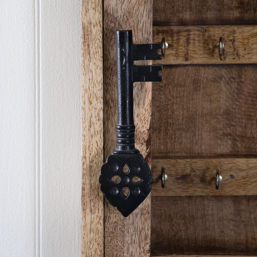 Wooden Hanging Key Box
