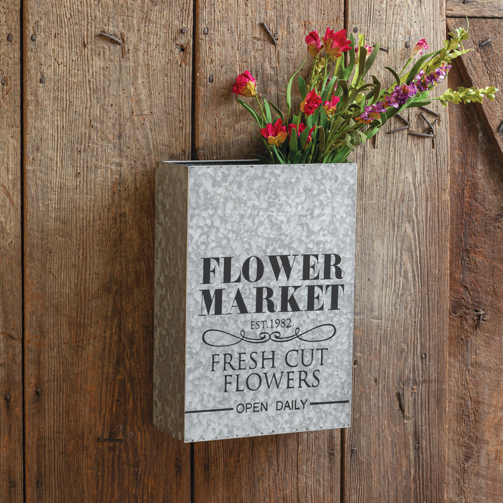 Flower Market Wall Pocket