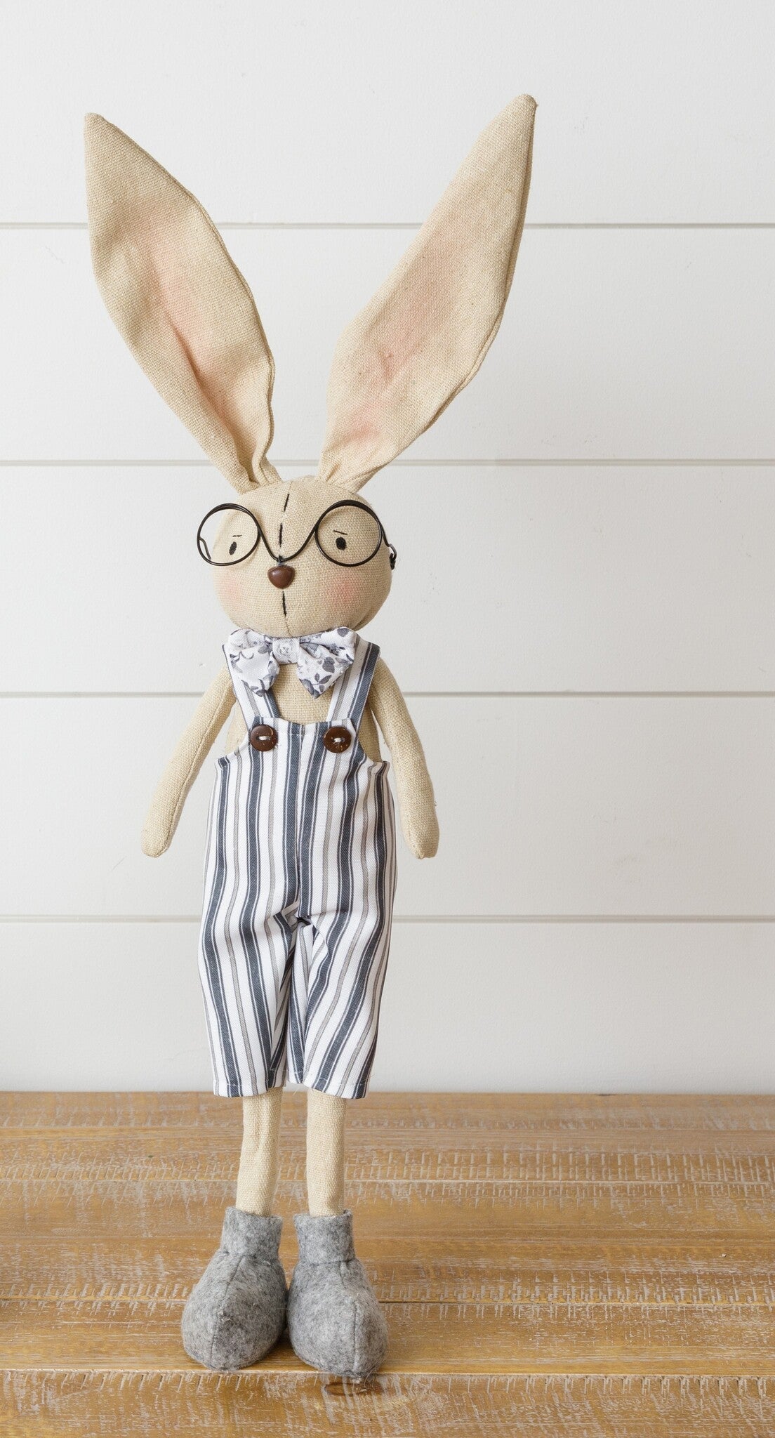 Striped Overall Standing Bunny