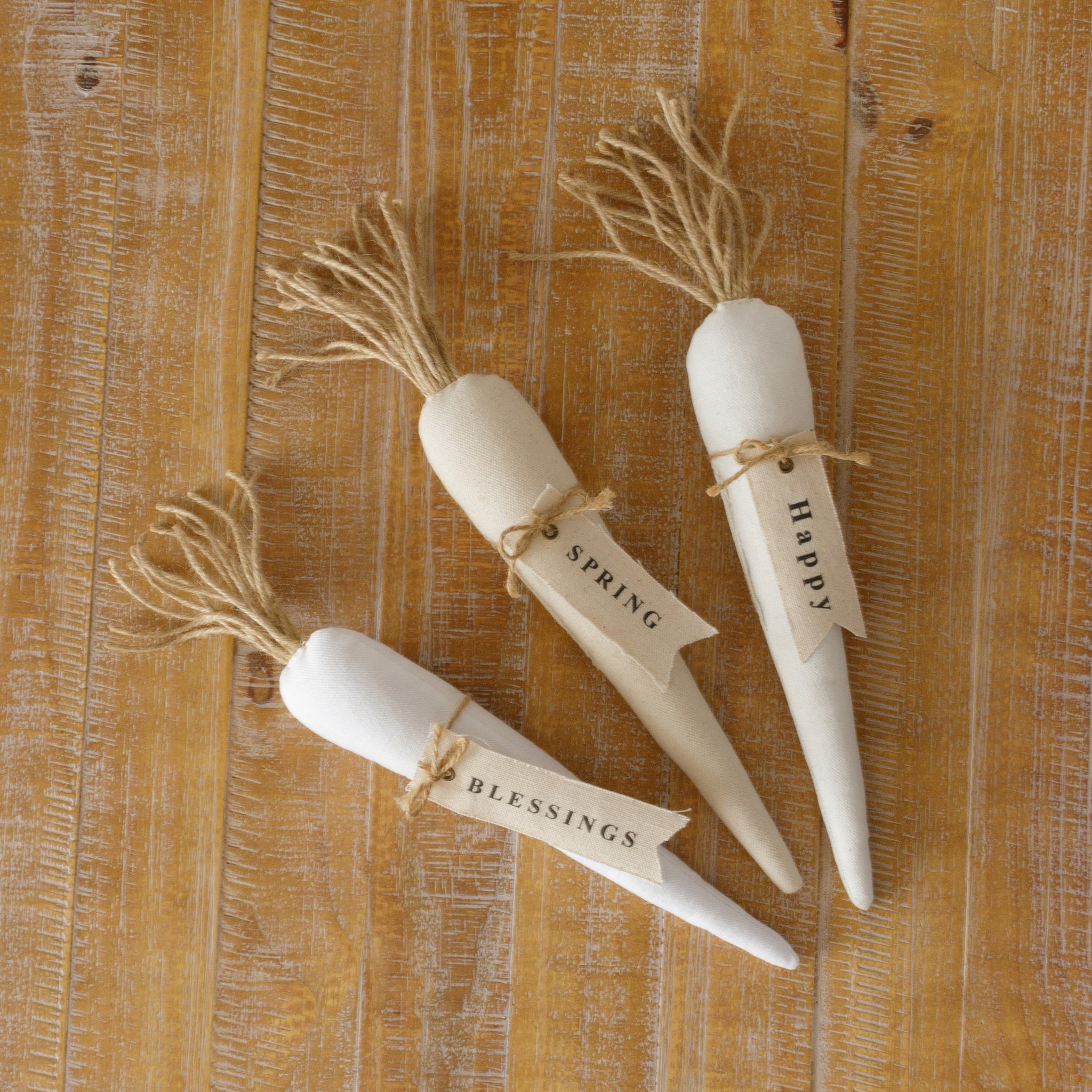 Fabric Neutral Carrots (S/3)