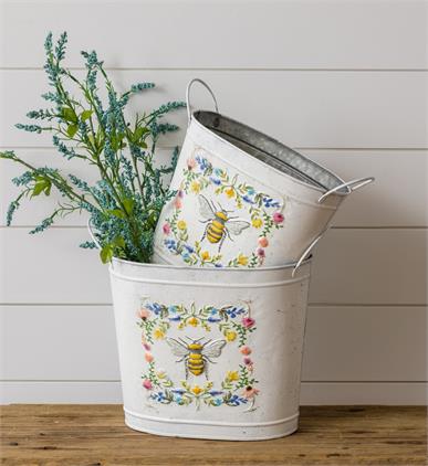 Wildflowers & Bee Nested Containers