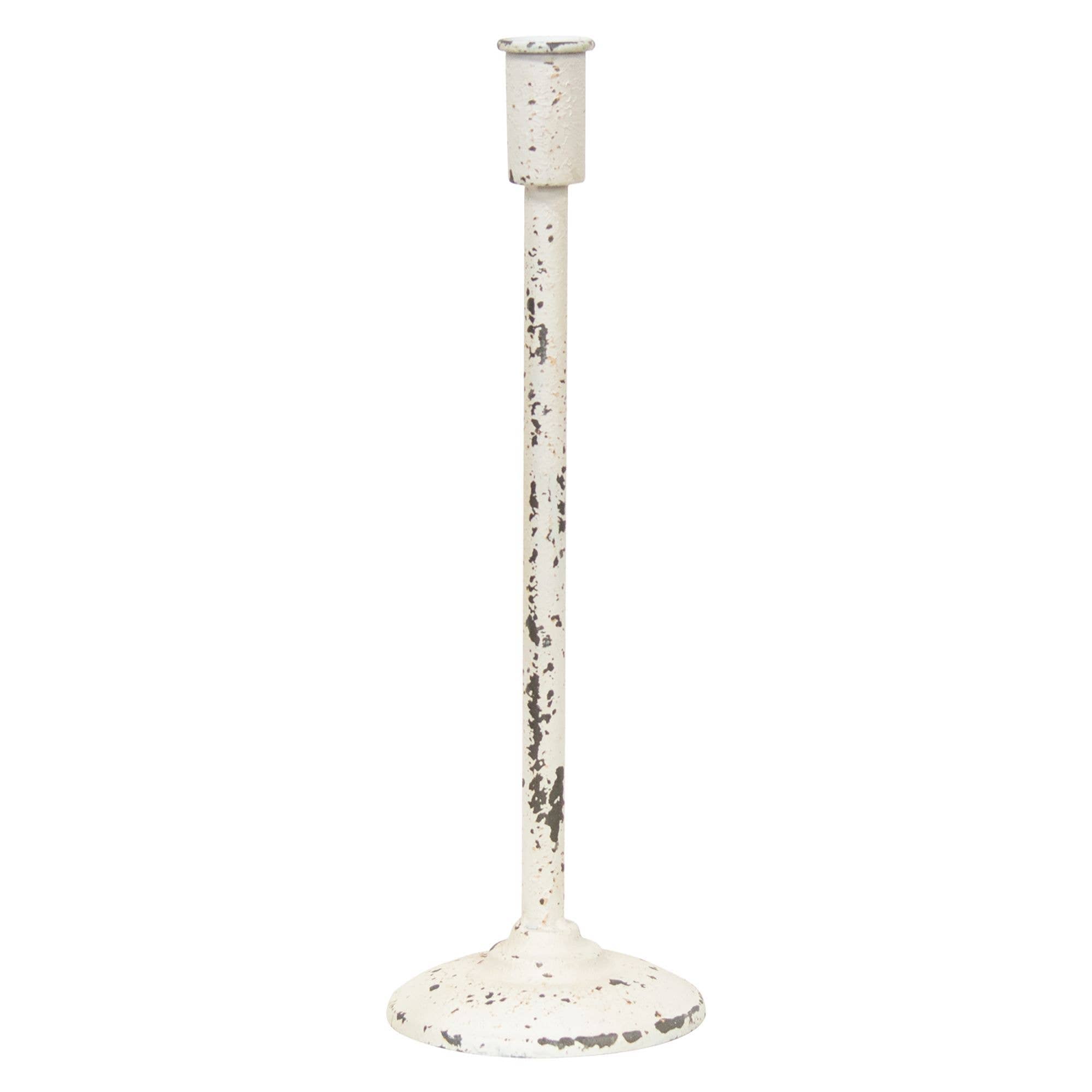 14.5" Distressed Candle Holder