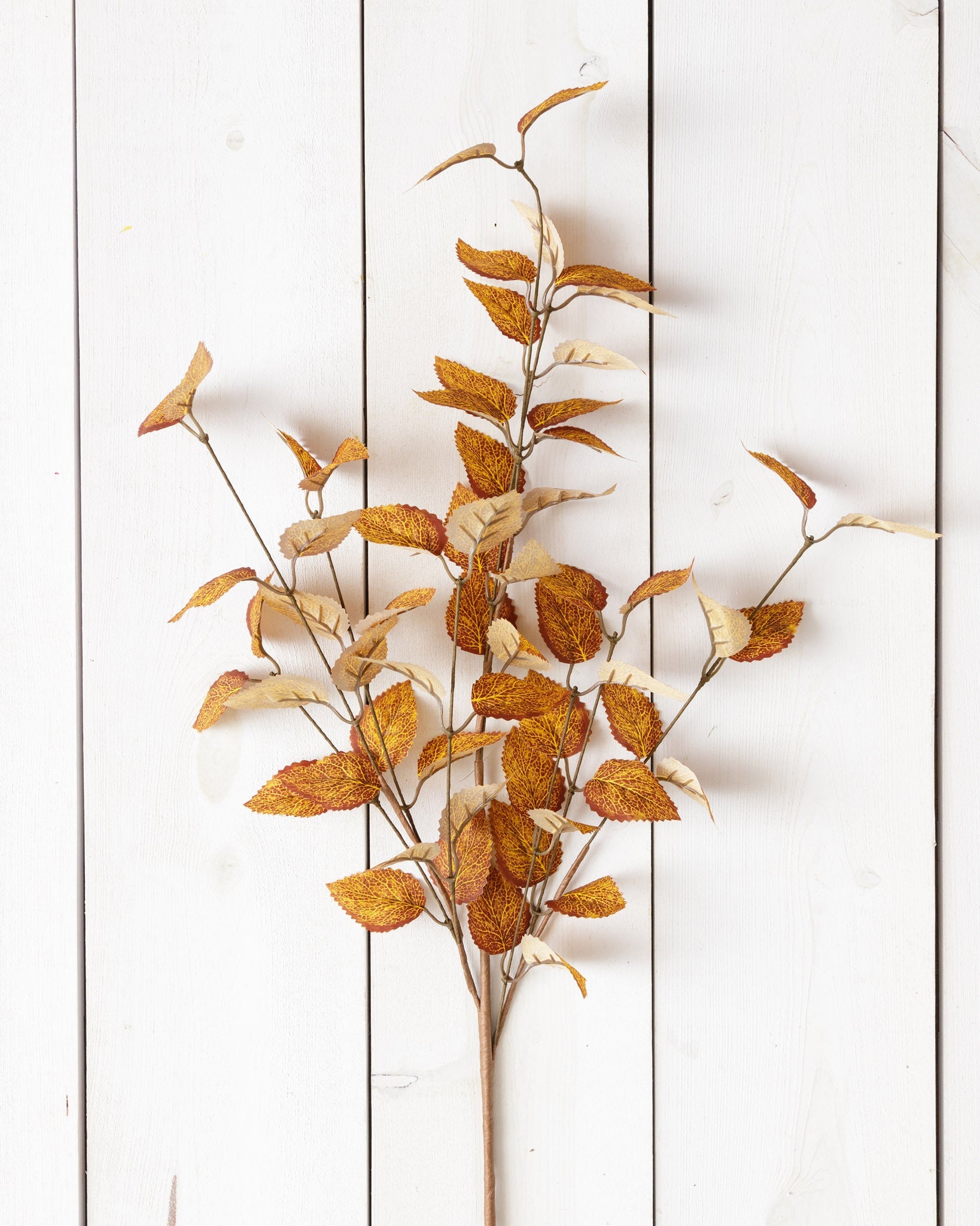 Gold and Brown Fall Foliage Branch (S/3)