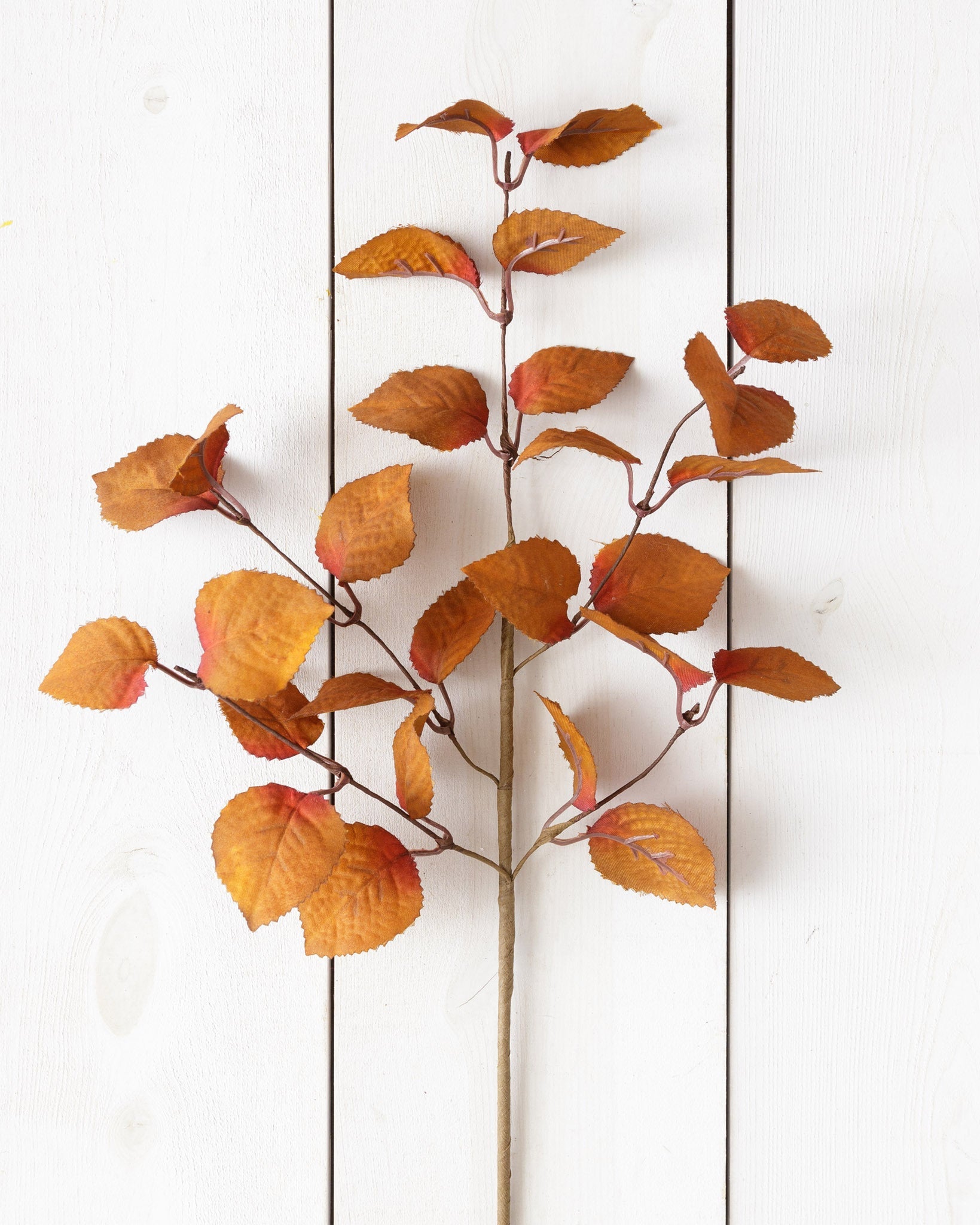 Cinnamon & Burgundy Fall Leaves Pick (S/4)