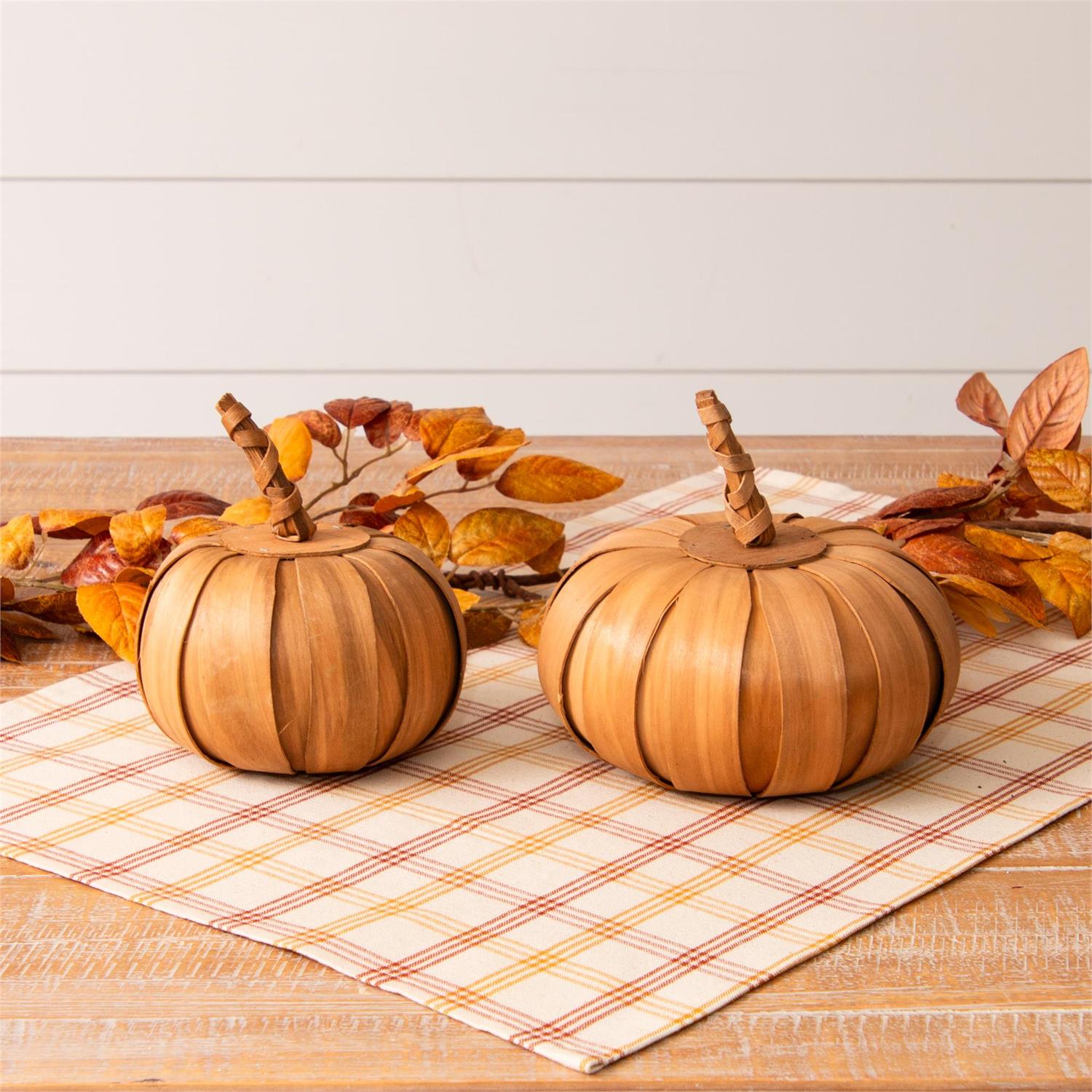 Bentwood Pumpkins (S/2)